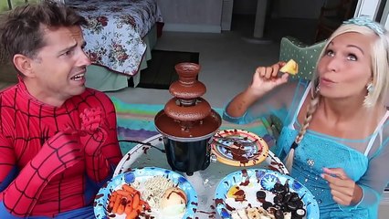 Angry Baby vs Spiderman vs Frozen Elsa CHOCOLATE CANDY! w/ Joker Maleficent Prank Superhero Fun