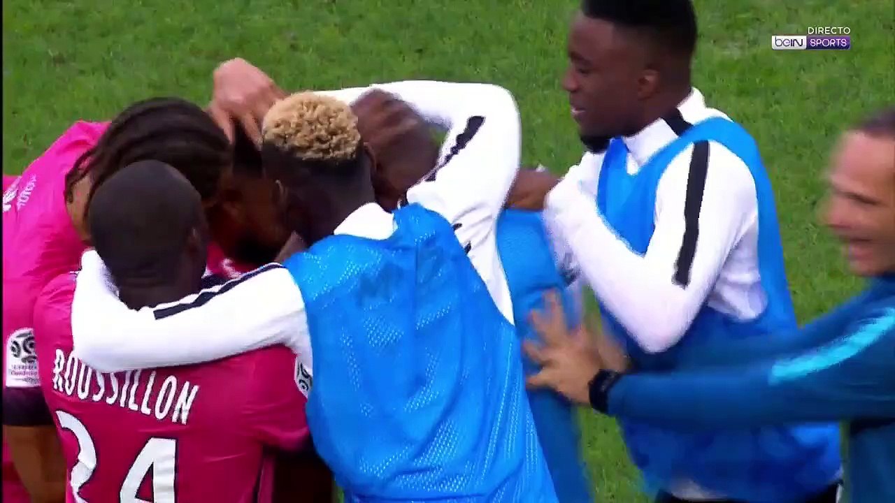 1-0 Stéphane Sessègnon Goal France  Ligue 1 - 15.10.2017 Montpellier HSC 1-0 OGC Nice