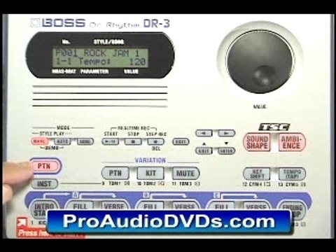 Roland (Boss) DR-3 DVD Video Tutorial Demonstration
