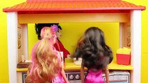 Barbie Burger King Drive Thru Restaurant Funny Dolls Fast Food Parody