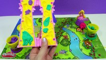 Rapunzel Massinha Play-Doh Portugues - Princesas da Disney Torre da Rapunzel Completo - Turma Kids