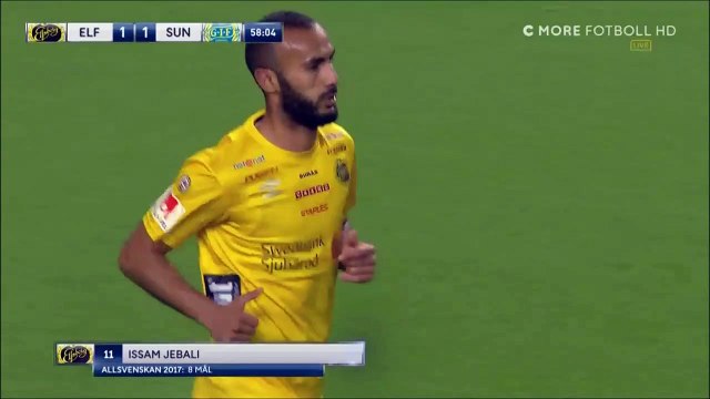 1-1 Issam Jebali Goal Sweden Allsvenskan - 15.10.2017 IF Elfsborg 1-1 GIF Sundsvall
