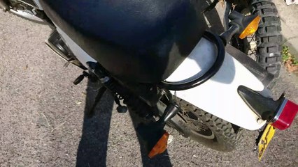 redemarrage de mon  xt 500 de 1979