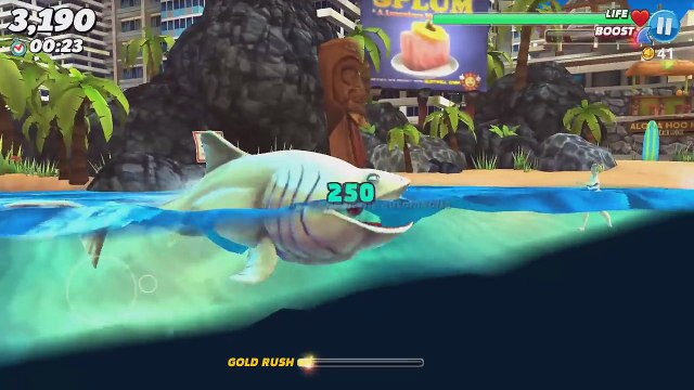 Hungry Shark World - All XXL Sharks Montage (Great White, Basking, Whale)