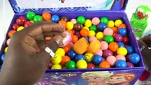 Frozen Elsa Surprise Box Candy Gumballs Kinder Surprise Hulk Barbie Thomas Train