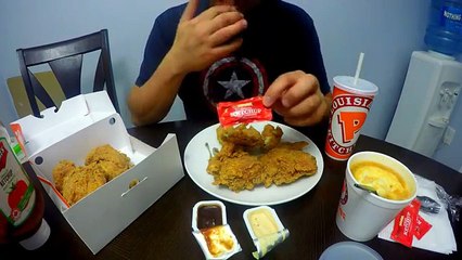 POPEYES Crispy Chicken MUKBANG/Eating Show (ASMR)
