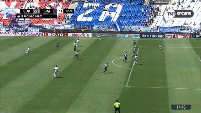 2-0 Facundo Cobos Goal Argentina Primera Division - 15.10.2017 Godoy Cruz 2-0 Gimnasia La Plata