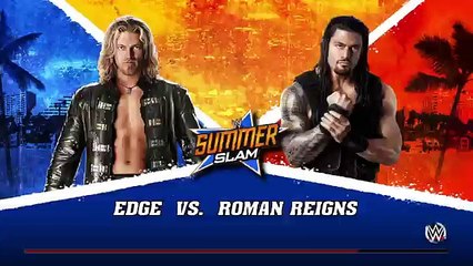 WWE 2K15- Roman Reigns vs Edge Normal Match new (PS4)