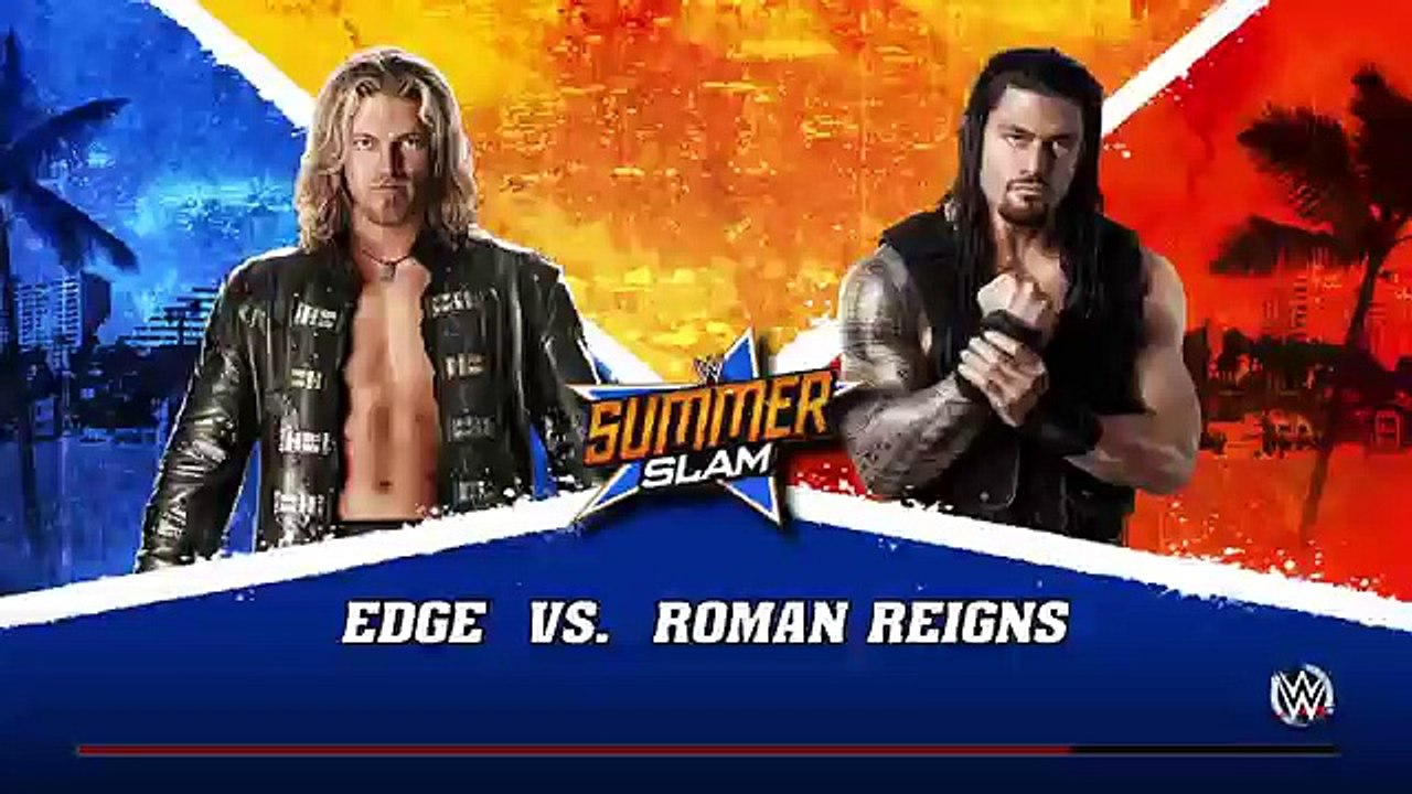 WWE 2K15- Roman Reigns vs Edge Normal Match new (PS4)