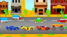 Learn Colors with Lightning McQueen Cartoon Cars for Children - Color Leaning Video for Kids