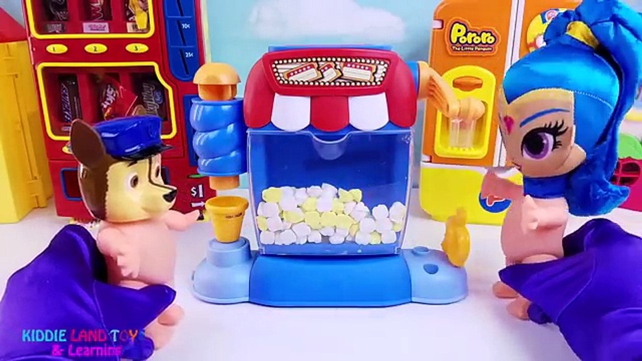 Moon Dough Popcorn Playdoh Ice Cream Toy Set Paw Patrol Shimmer & Shine PJ Masks Trolls Baby Dolls