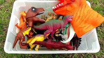 Box Of Toys Dinosaurs Jurassic Park Dinosaur Collection Fun Kindergarten Fun Kids Educational Video