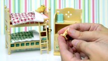 Sylvanian Families Calico Critters Childrens Bedroom Set Unboxing and Setup - Kids Toys