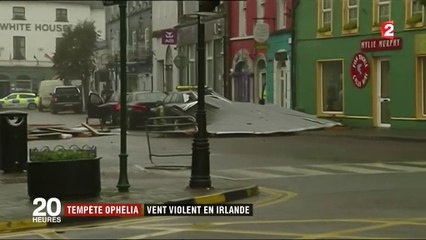 Tempête Ophelia : l'Irlande fait face aux vents violents