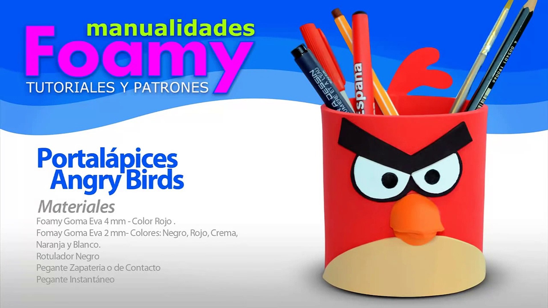 Portalapices Angry Birds Foamy Goma Eva─影片 Dailymotion
