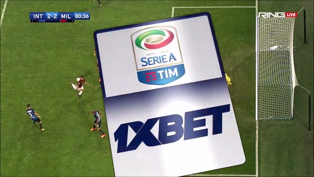 2-2 Fabio Borini Goal Italy Serie A - 15.10.2017 Inter Milano 2-2 AC Milan