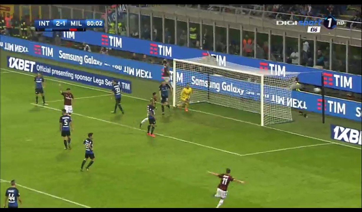 Giacomo Bonaventura Goal HD - Inter 2-2 AC Milan - 15.10.2017