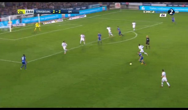 Dimitri Lienard Goal HD - Strasbourg 3-2 Marseille - 15.10.2017