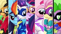 Mane-iac VS Power Ponies - My Little Pony Transforms Animation and Coloring Book