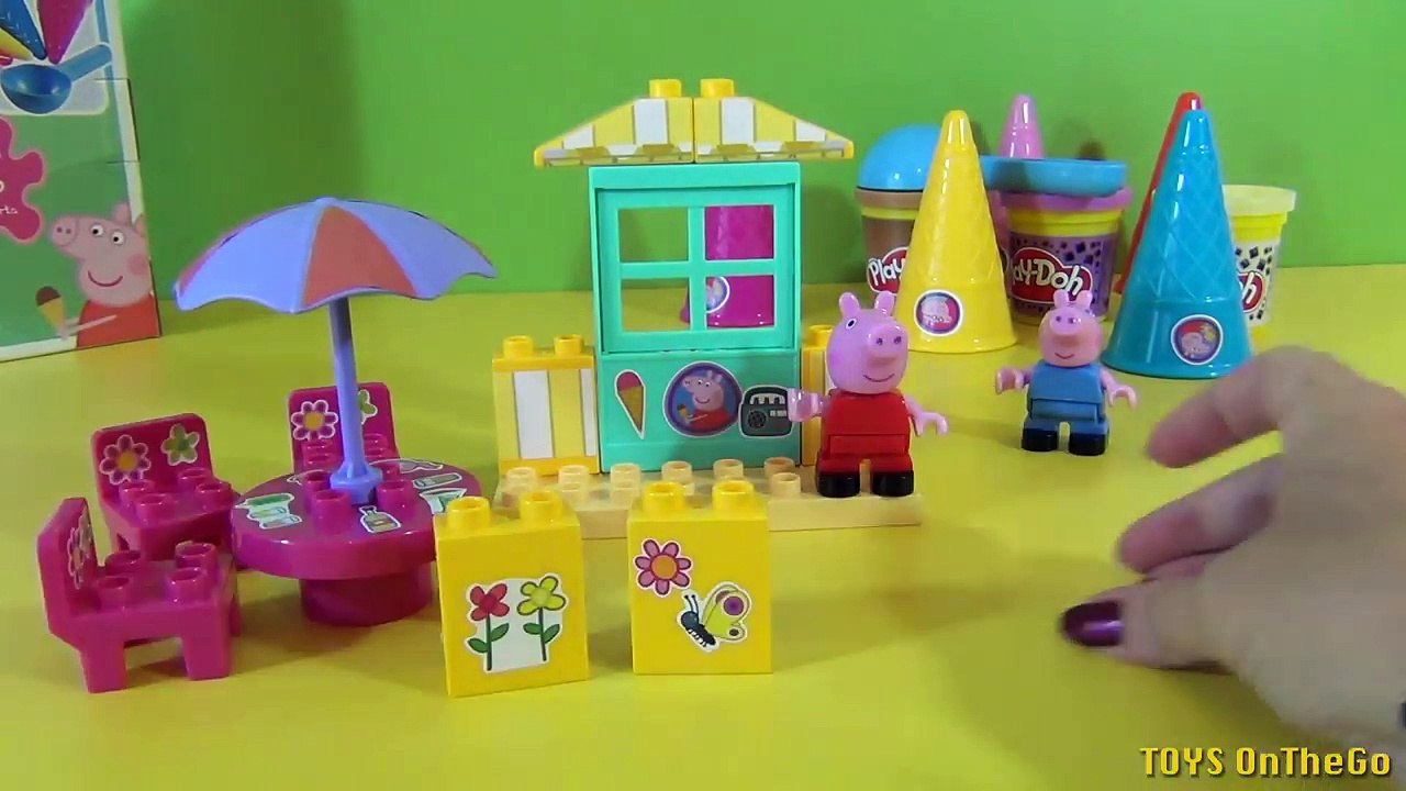 Peppa Pig Heladería con Play-Doh Revisión Completa - Juguetes de Peppa Pig