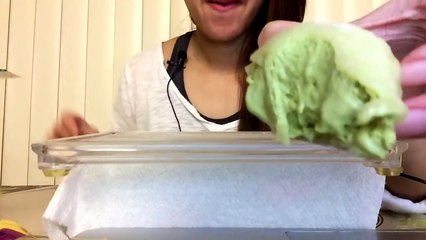 ASMR Eating: Mochi Ice Cream & Pocky