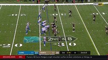 Marshon Lattimore collects first career pick-six from Matthew Stafford