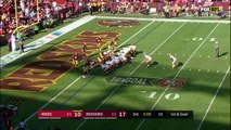 San Francisco 49ers running back Carlos Hyde powers through Redskins defense for game-tying TD