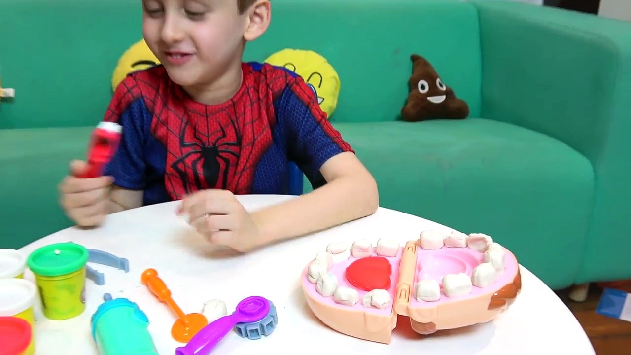 Play-Doh Massinha de Modelar Brincando de Dentista Com Paulinho - Infantil em Portugues