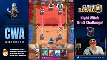 Night Witch Draft Challenge!!! :: Clash Royale (New Legendary Card)