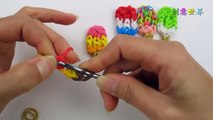 Rainbow Loom 冰棒 Popsicle Charms(Loomless) - 彩虹編織器中文教學 Chinese Tutorial