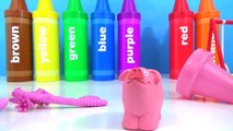 LEARN COLORS Video for PRESCHOOL Children with CRAYONS, PAW PATROL, PEPPA BIG, MICKEY MOUSE TOYS