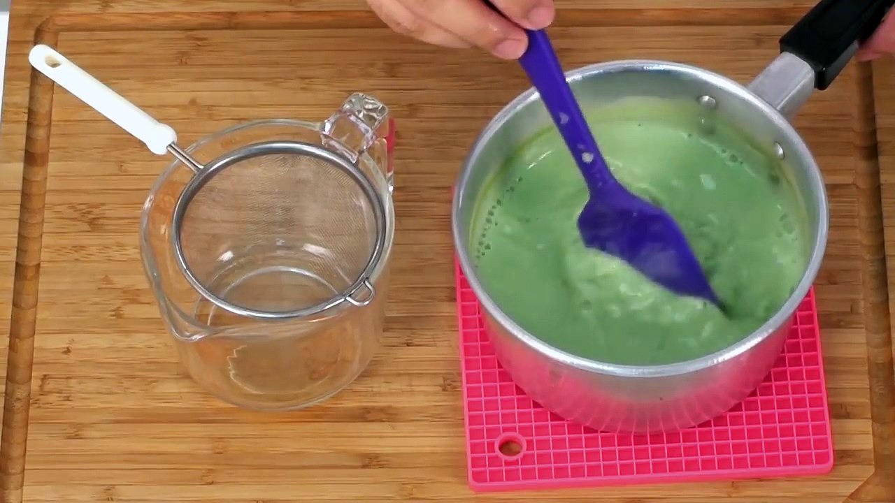เต้าหู้เย็นรสชาเขียว | Green Tea Tofu Pudding