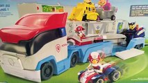 Paw Patrol Paw Patroller Chase Marshall Rocky Zuma Skye Rubble Nickelodeon - Unboxing Demo Review