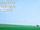 Navitech Schwarzes Echtleder Case Cover Tasche für das Asus Zenbook UX305