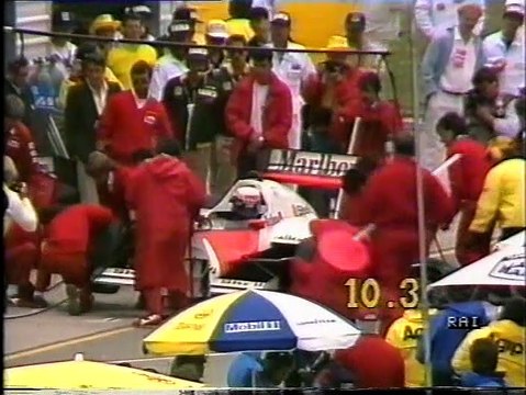Gran Premio d'Australia 1986: Pit stop di Prost