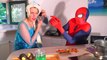 Dev Örümcek Adam Saldırısı Kız Uyku Derlemesi - Frozen Elsa ve Örümcek Adam Süper Kahramanı