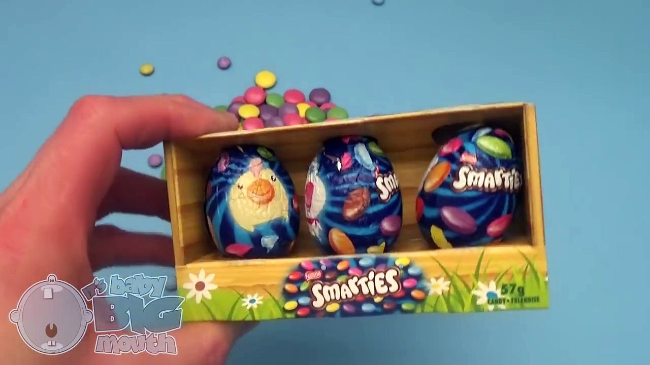 New Learn Colours with Surprise Eggs and a Smarties Rainbow! Part 8