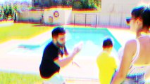 ¡¡¡RETO en la PISCINA con mi NOVIA y PINO!!!