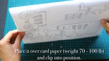 3D Wedding Carriage Card Pop-up Paper Tutorial
