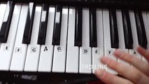 Jingle Bells Keyboard/Piano Tutorial for Beginners - Easy