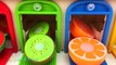 Tayo Little Bus Parking Garage Playset Fruit Cutting Squishy Slime Surprise Toys Learn Colors Kids