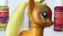 My Little Pony Goes Gold! MLP Custom Plus Shopkins Gold Custom