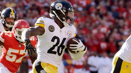 Le'Veon Bell cuts up the sideline for 27 yards