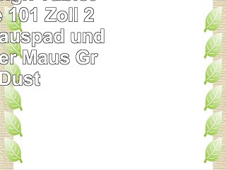 PEDEA Design Tablet PC Tasche 101 Zoll 256cm mit Mauspad und schnurloser Maus Green Dust