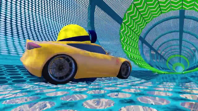 Funny Minions Disney Сars Lightning McQueen and Cruz Ramirez & Nigel Gearsley