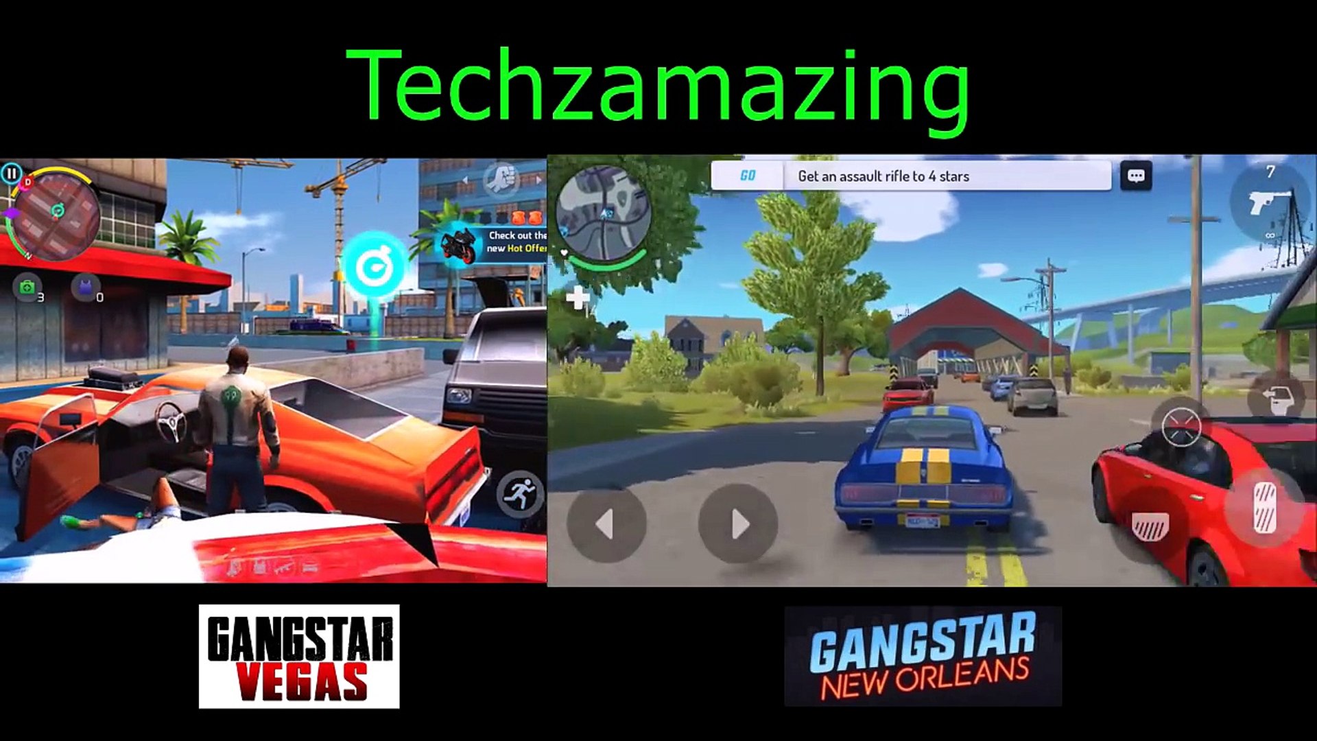 GANGSTAR NEW ORLEANS CARS VS GANGSTAR VEGAS CARS