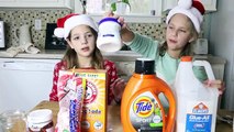 DIY Fluffy Slime Marshmallow and Hot Cocoa Christmas Slime Craft | Annie & Hope JazzyGirlStuff