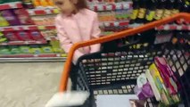 ALIŞVERİŞ CHALLANGE elif ve anne ile baba yarışıyor, eğlenceli çocuk videosu