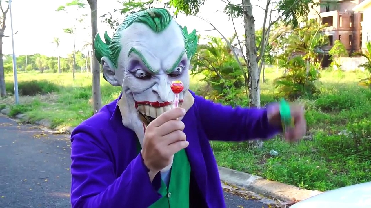 Spiderman Teaching Joker STUDY with Elsa w/ Superman is Traffic Police Elsa Car wash Superhero funny