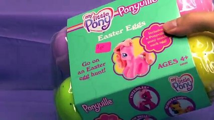 My Little Pony Ponyville G3 Surprise Eggs from 2008! Opening by Bins Toy Bin